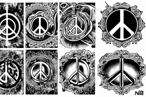 Peace Fountain tattoo idea