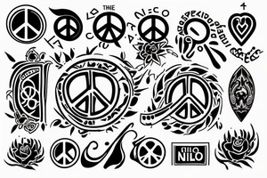 Peace Fountain tattoo idea