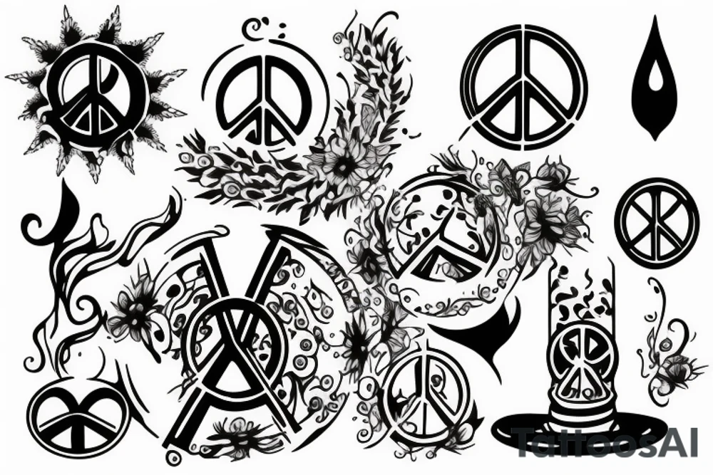Peace Fountain tattoo idea