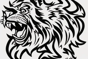 Lion wit a basketball tattoo idea