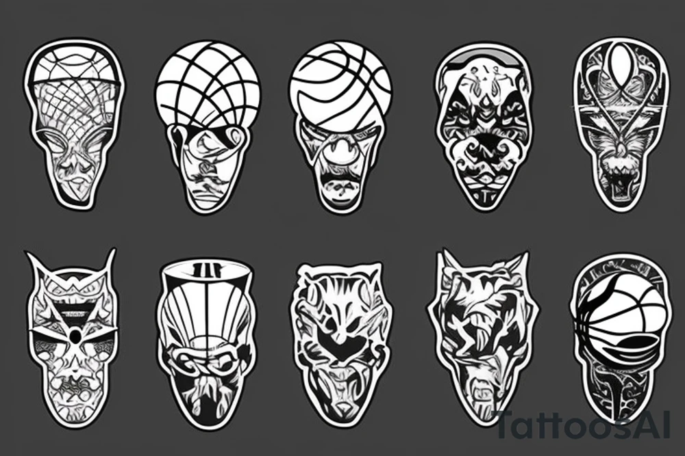 basketball tattoo idea