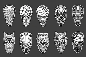 basketball tattoo idea