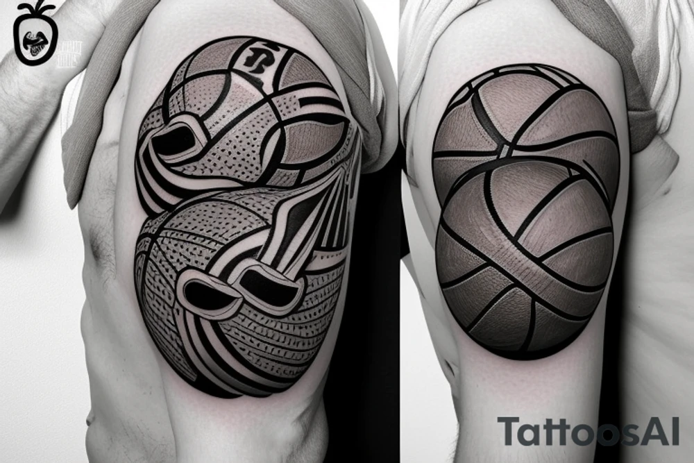 basketball tattoo idea
