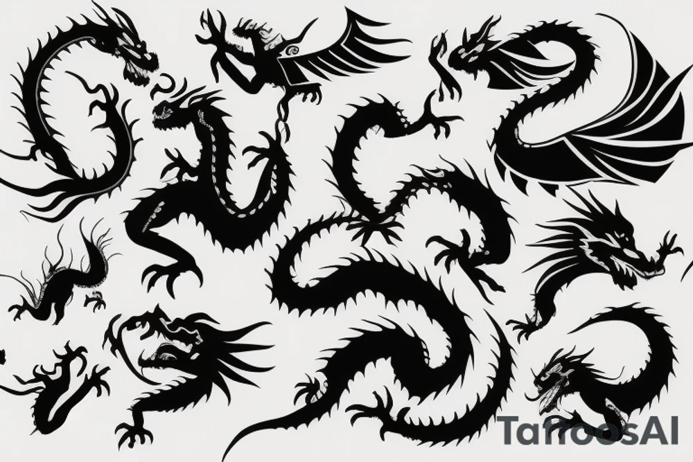 dragon tattoo idea