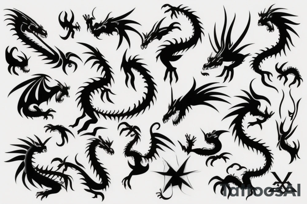 dragon tattoo idea