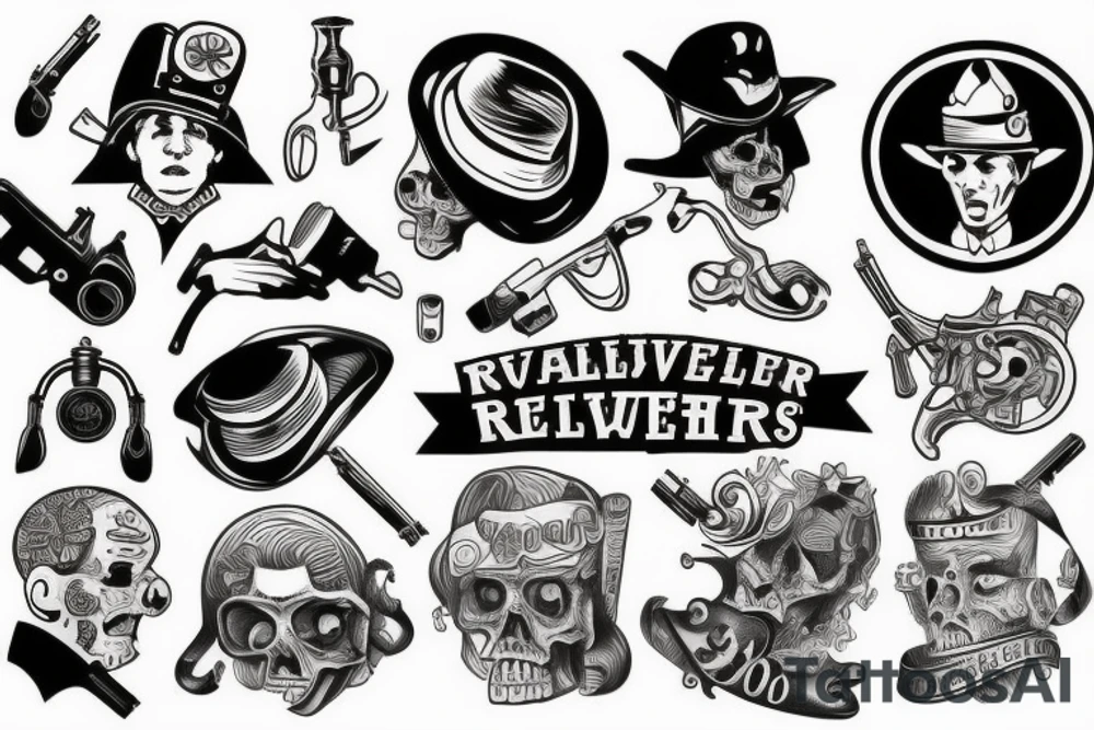 Revolver tattoo idea