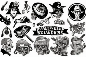 Revolver tattoo idea