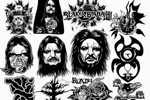 Black Sabbath snowblind tattoo idea