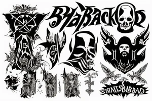 Black Sabbath snowblind tattoo idea