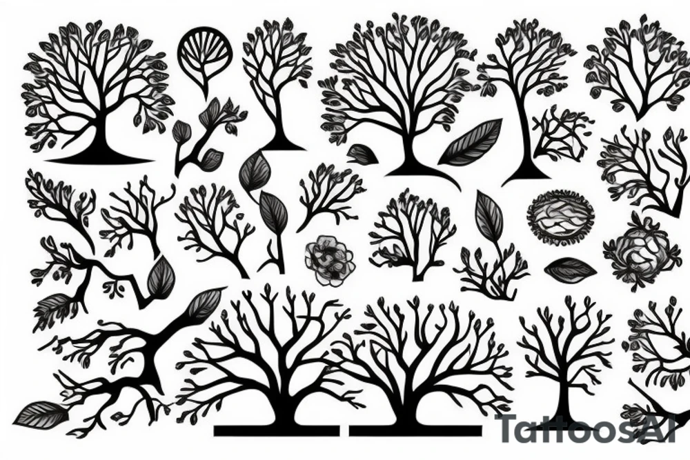 Oak tree tattoo idea