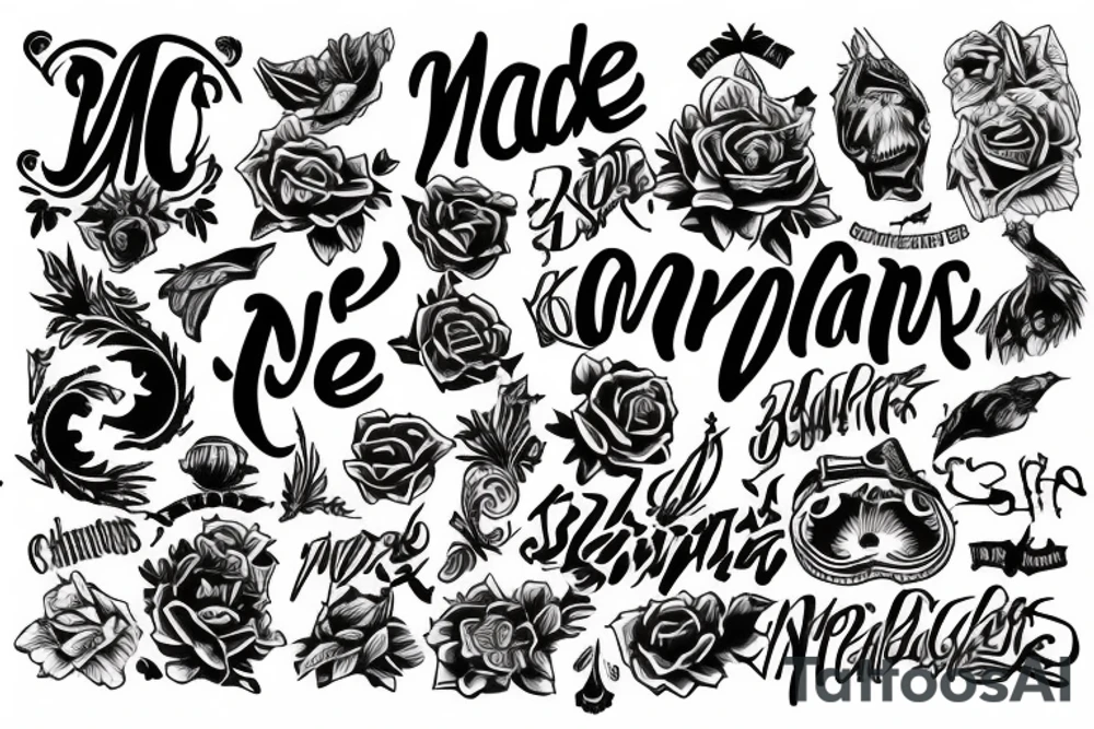 made by N.P 1985 tattoo idea