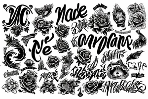 made by N.P 1985 tattoo idea