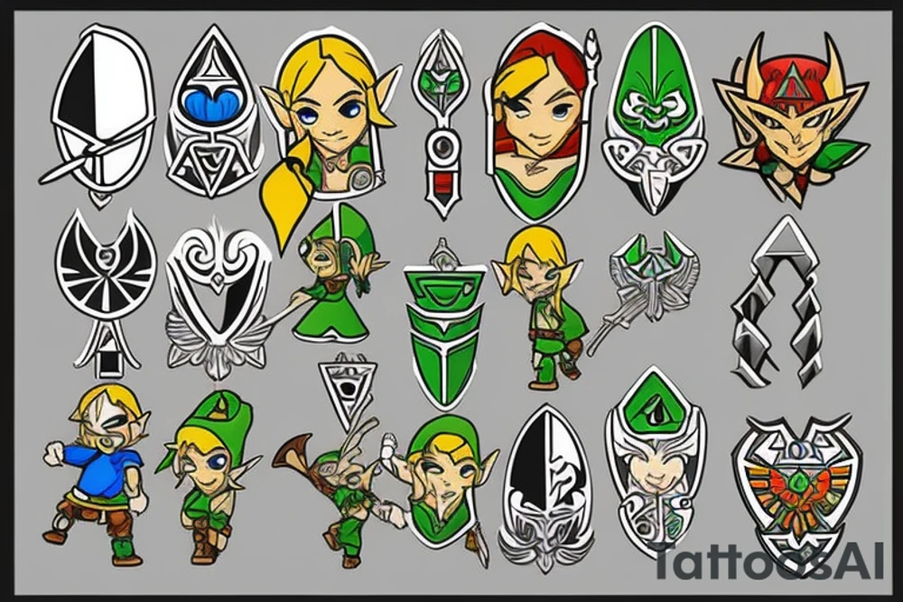 Legend of Zelda tattoo idea