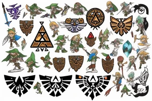 Legend of Zelda tattoo idea