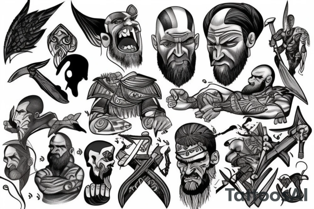God Of War tattoo idea