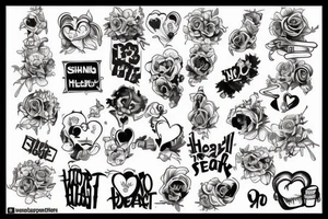 I ENJOY SHIT WORK WITH A HEARTSHAP PILE OF SHIT tattoo idea