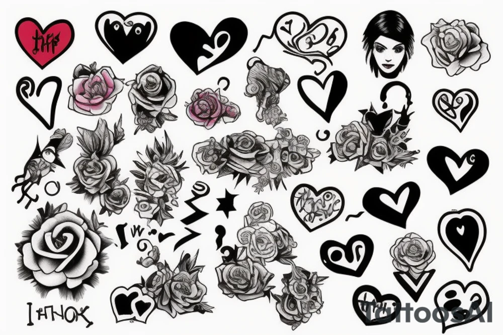 I ENJOY SHIT WORK WITH A HEARTSHAP PILE OF SHIT tattoo idea