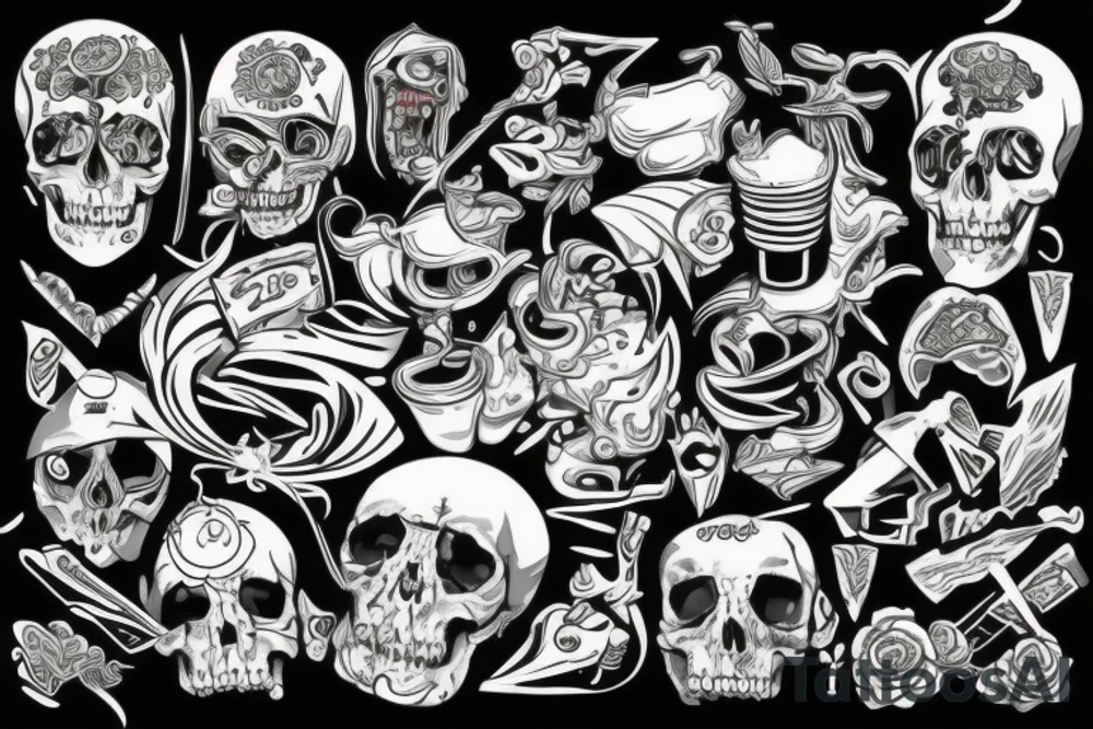 I ENJOY SHIT WORK tattoo idea