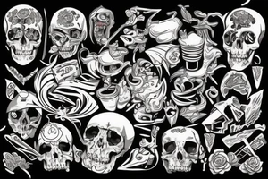 I ENJOY SHIT WORK tattoo idea