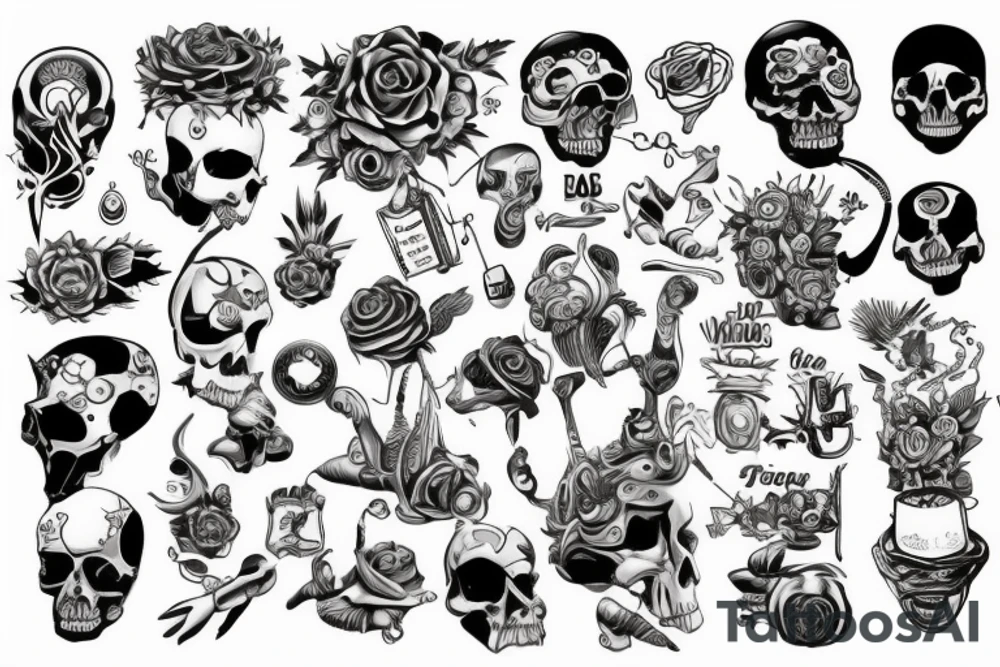 I ENJOY SHIT WORK tattoo idea