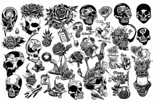 I ENJOY SHIT WORK tattoo idea