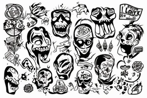 I ENJOY SHIT WORK tattoo idea