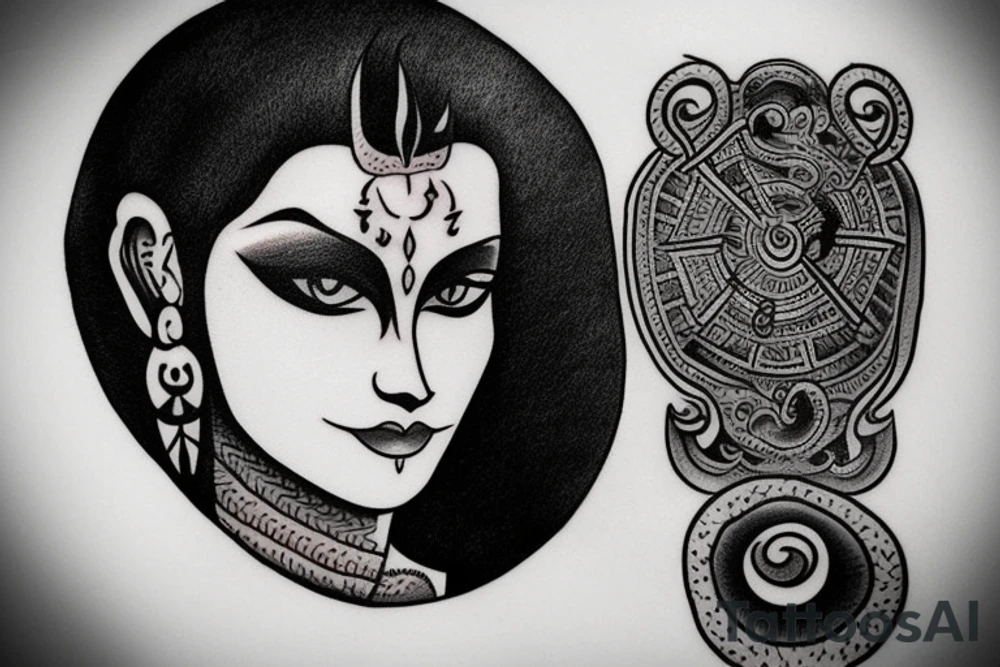 About travel with mahadev tattoo idea