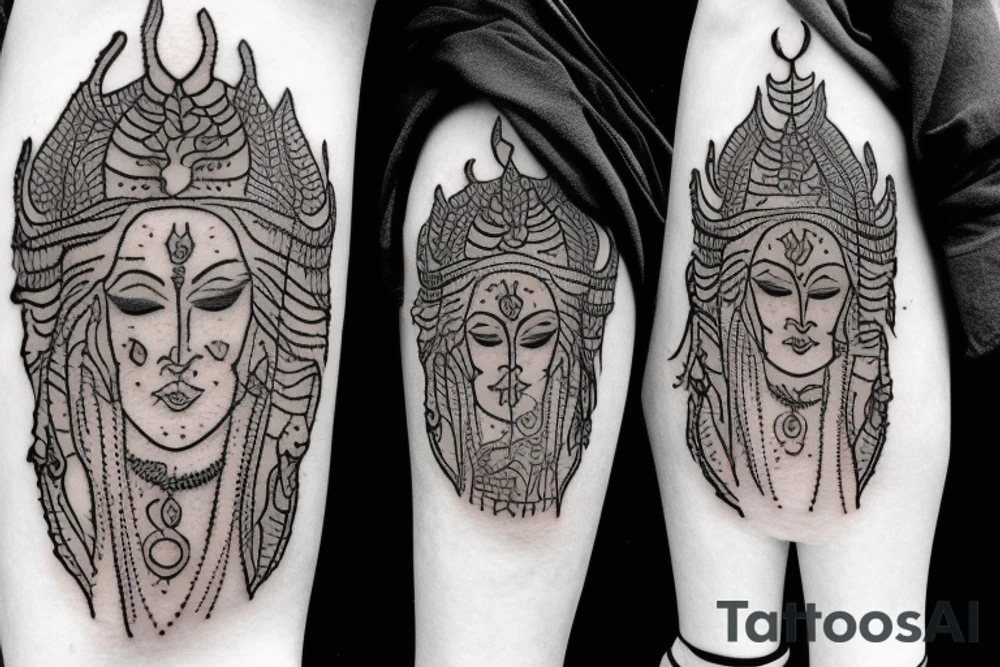 About travel with mahadev tattoo idea