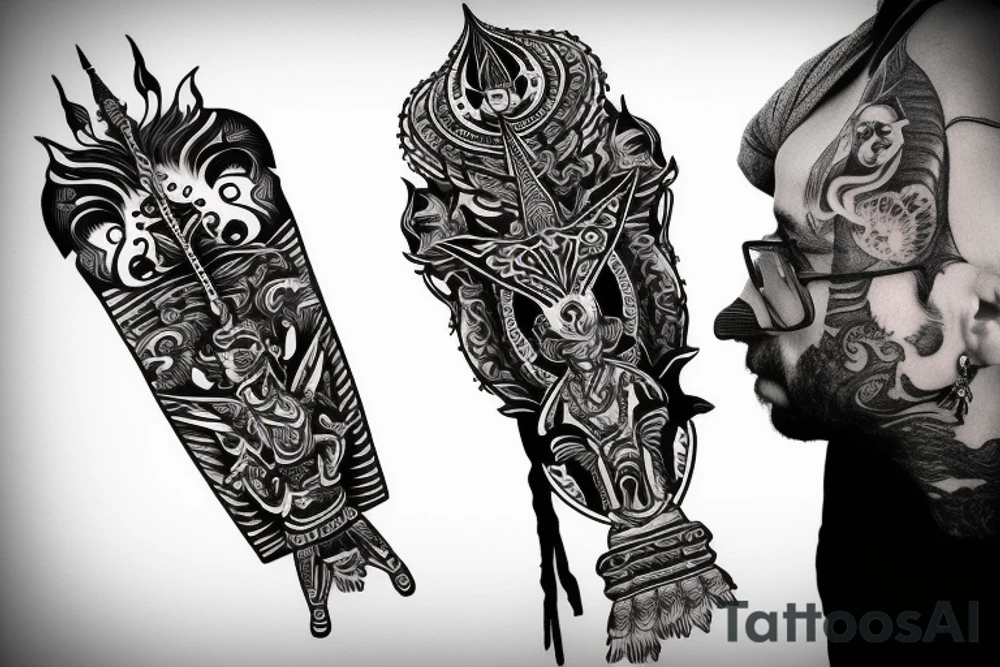 About travel with mahadev tattoo idea