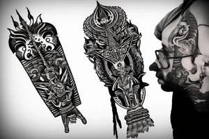About travel with mahadev tattoo idea
