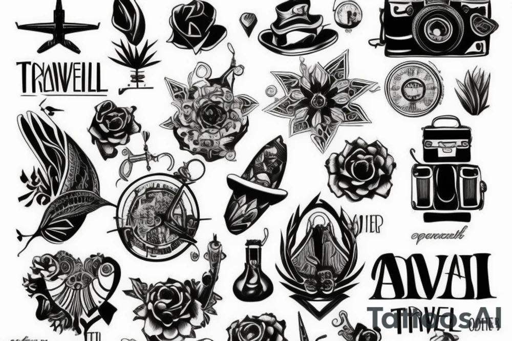 About travel tattoo idea