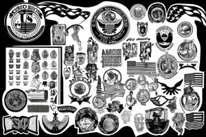 An outline of the United States tattoo idea