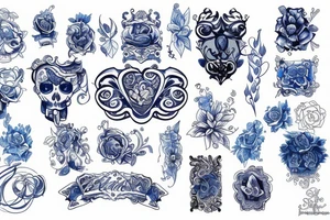 Blue lock tattoo idea