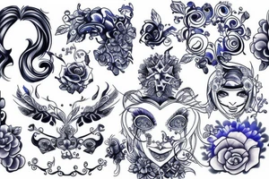 Blue lock tattoo idea
