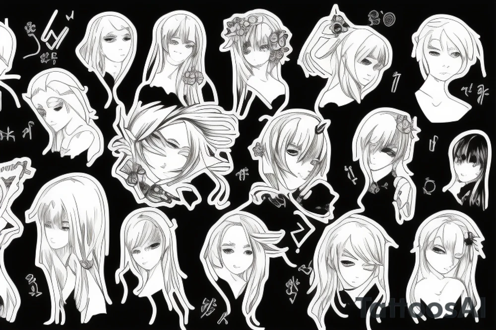 Blue lock Anime tattoo idea