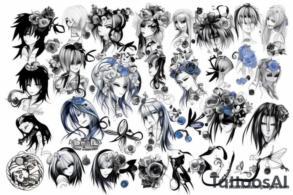 Blue lock Anime tattoo idea