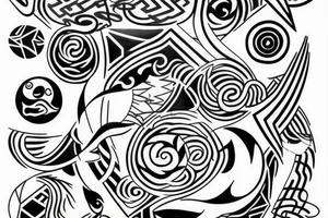 yinyang tattoo idea