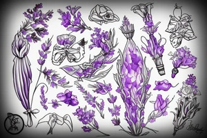 Lavender tattoo idea