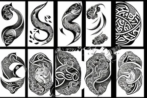 yinyang tattoo idea