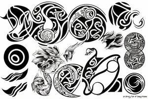 yinyang tattoo idea