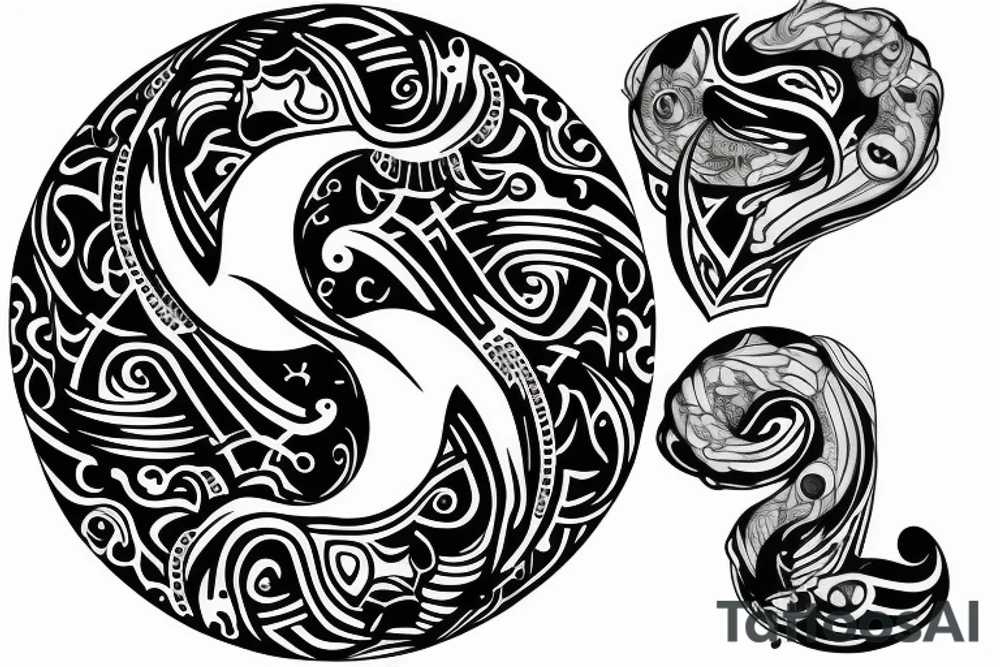 yinyang tattoo idea