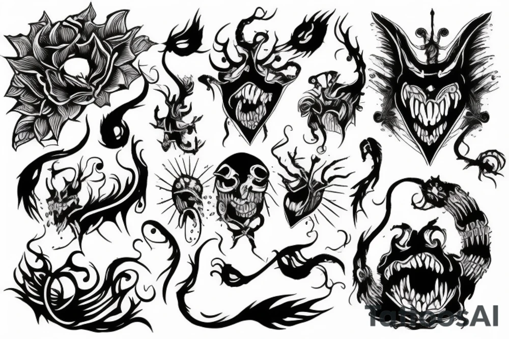 monster tattoo idea