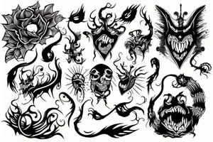 monster tattoo idea