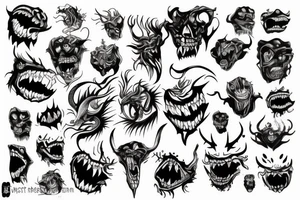 monster tattoo idea