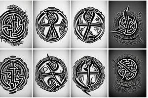 Viking rune tattoo on arm tattoo idea