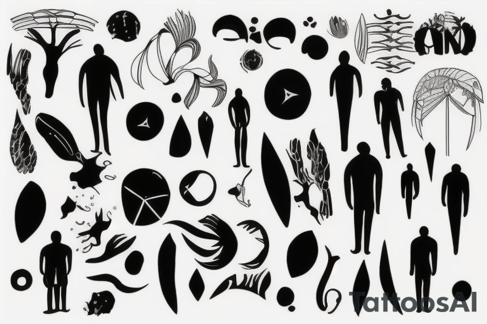 Standing alone in the world tattoo idea