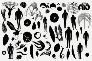 Standing alone in the world tattoo idea
