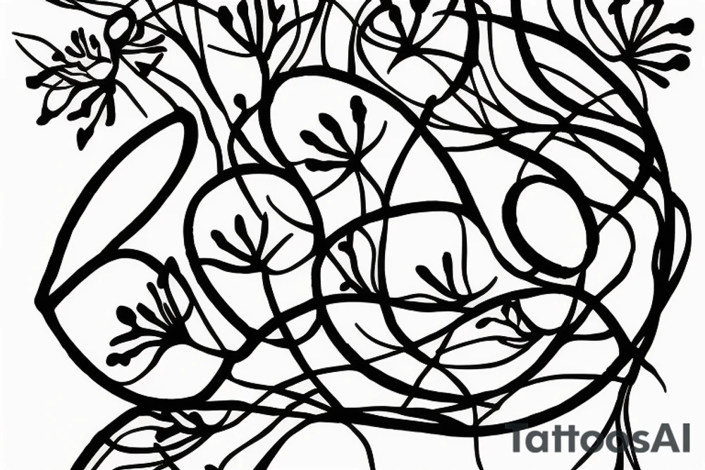 Japanese blossom tree. tattoo idea