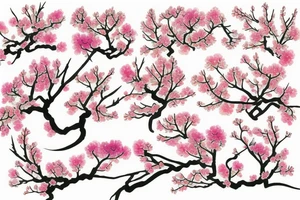 Japanese blossom tree. tattoo idea