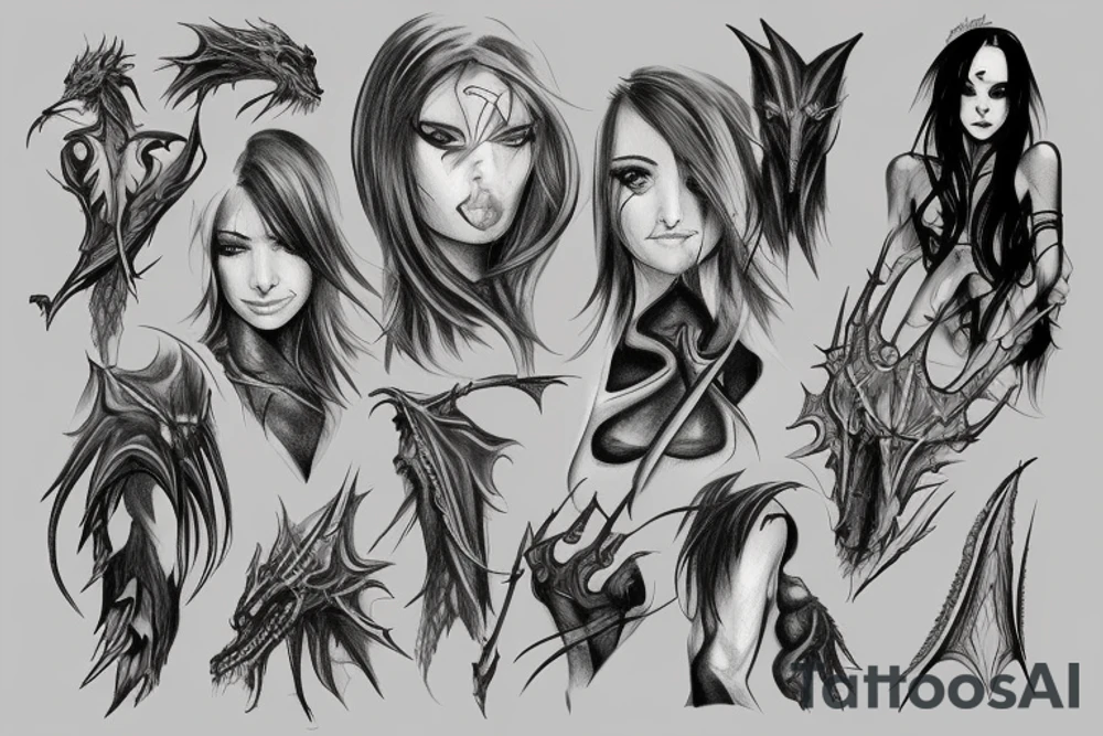 Dragon tattoo idea
